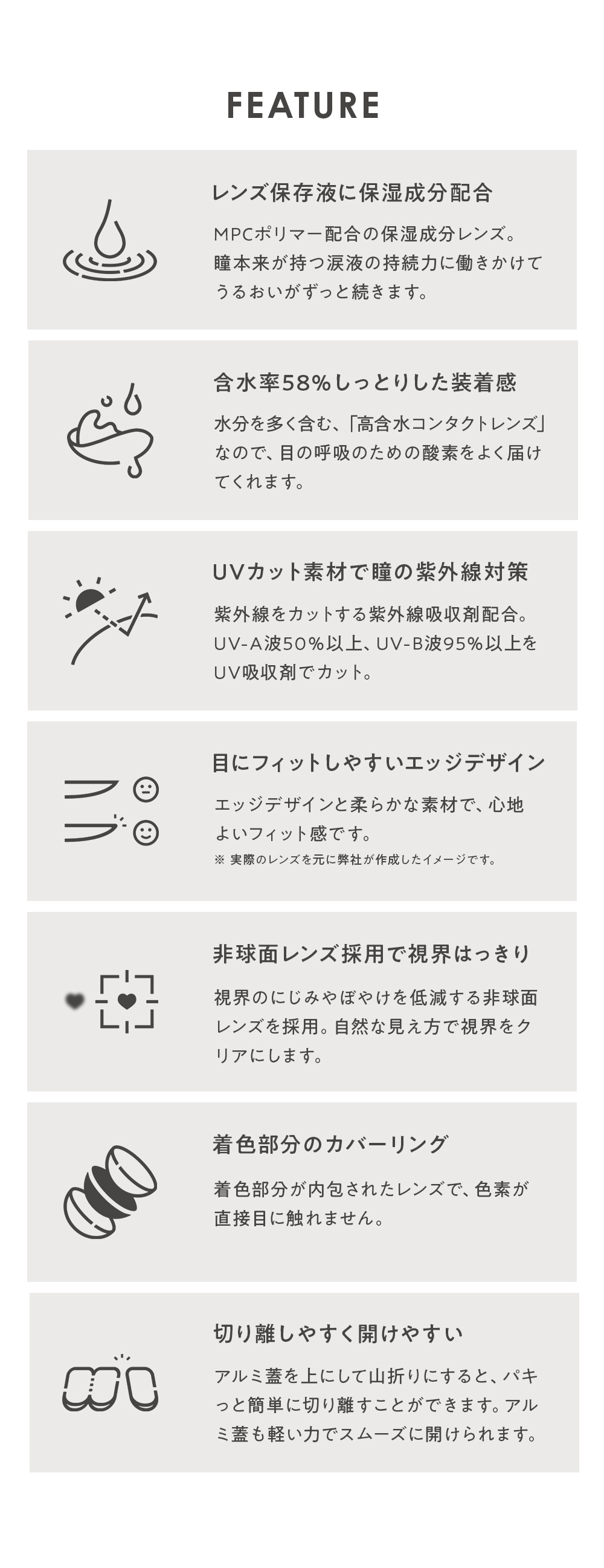 クレオアイトーンワンデー10枚入り スペック