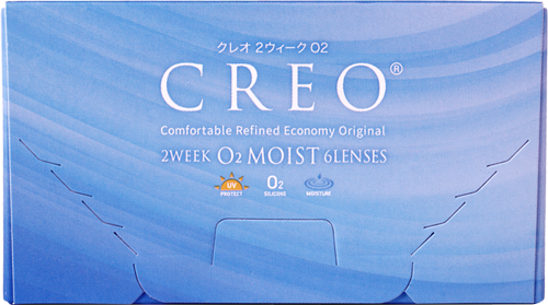 クレオ 2ウィークO2モイスト（6枚入り）｜2箱セット | CREO コンタクト 